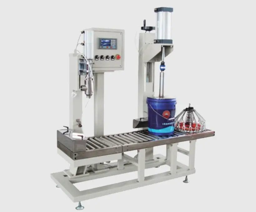 Automatic bucket filling machine